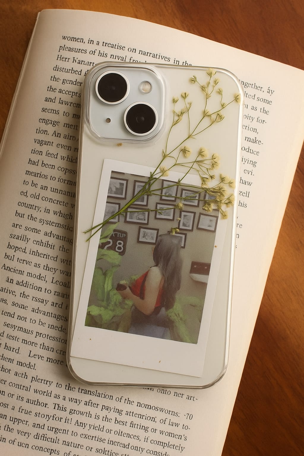 Polaroid premium clear case