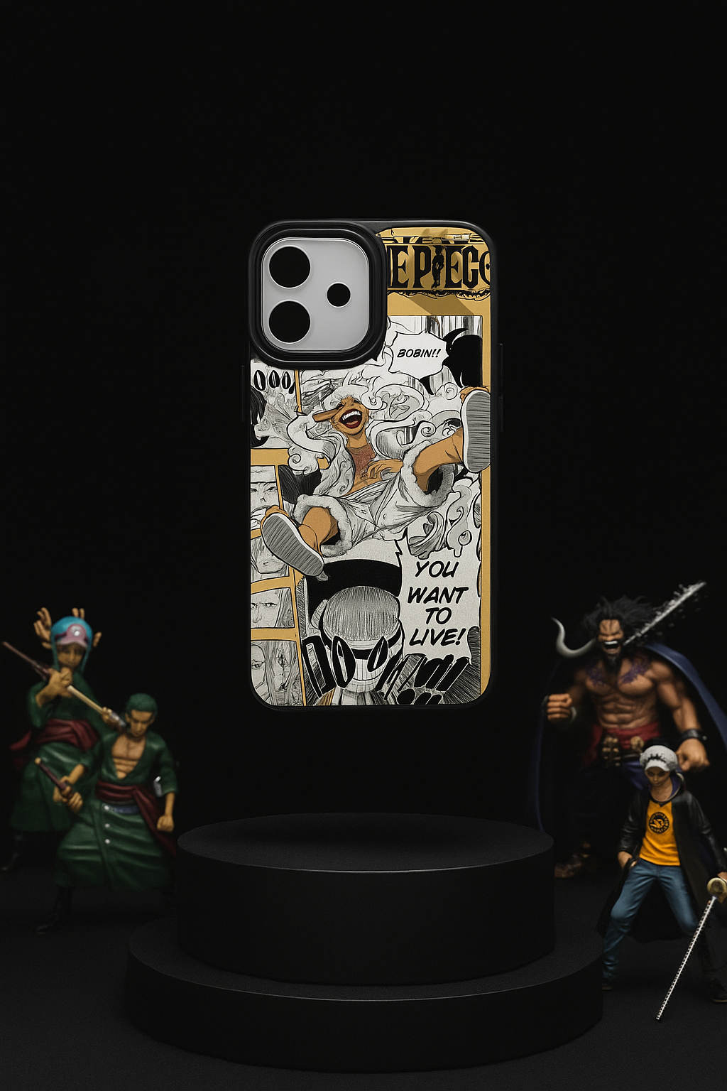 Gear 5 Luffy Silicone Case – One Piece Manga Edition