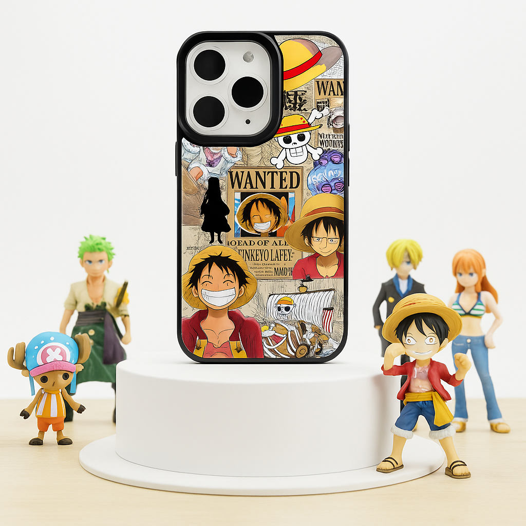 Luffy Wanted premium silicon case