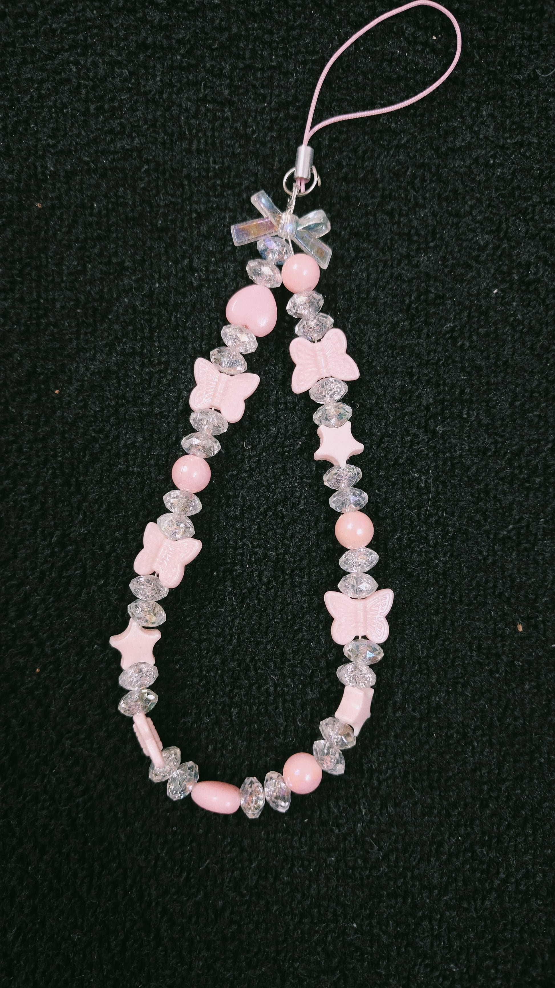 Pink  phone charm