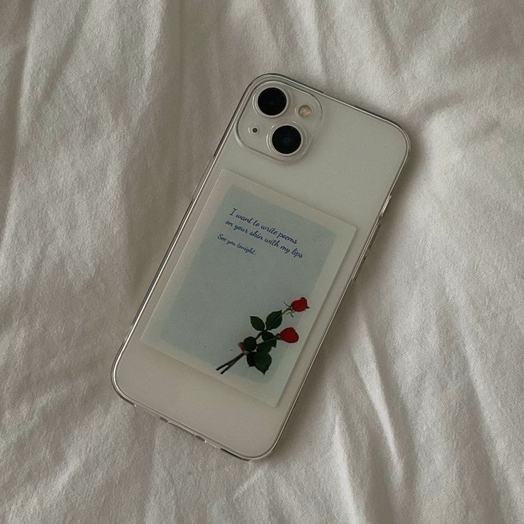 Quoted polaroid premium clear case