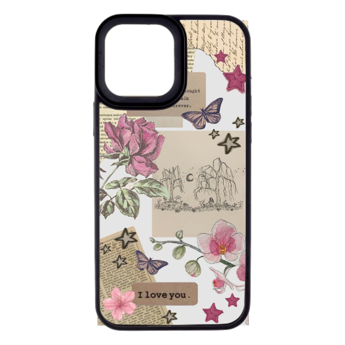 Pink Aesthetic premium clear plastic case