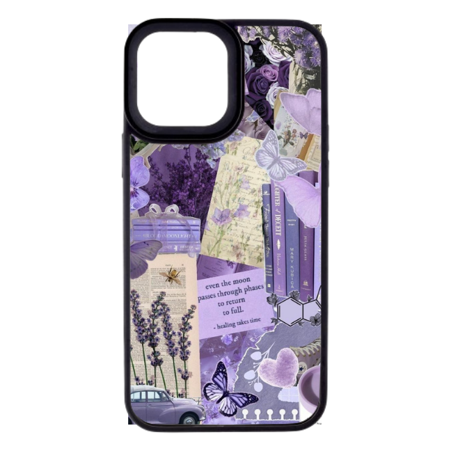 lilac aesthetic premium clear case